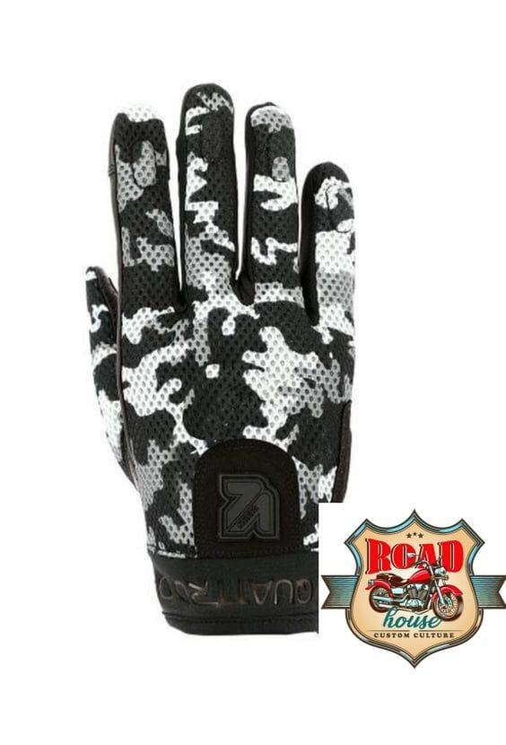 GANTS BIKER STAN TEXTILE ET CUIR CAMOUFLAGE HOMOLOGUÉS CE