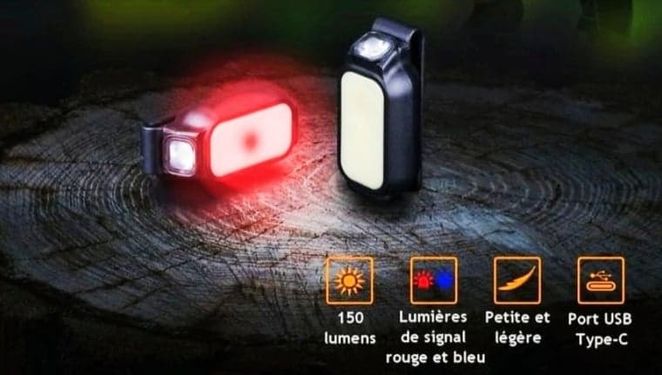 Fenix E-LITE - Lampe de poche multifonction Mini EDC - 150 Lumens avec clips casquette