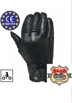 GANTS WCC GRUNGE CUIR NOIRS HOMOLOGUÉS CE