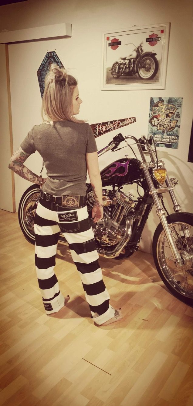 Pantalon Prisonnier femme Vintage Denim