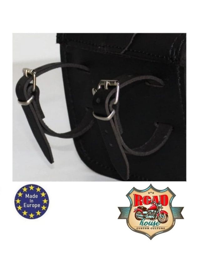 Sacoche universelle Medium cuir noir ou Marron