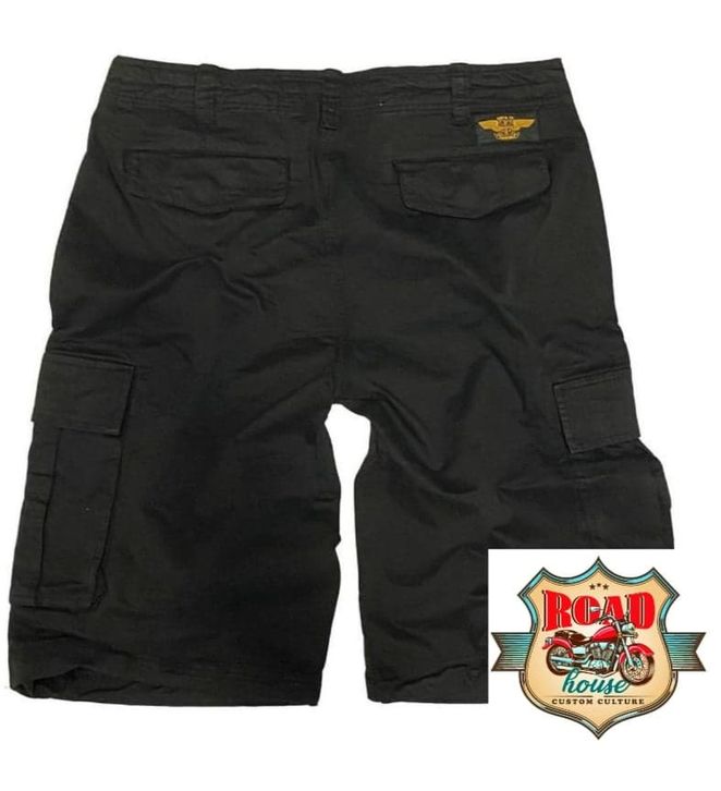 SHORT BERMUDA CARGO VINTAGE NOIR WEST COAST CHOPPERS