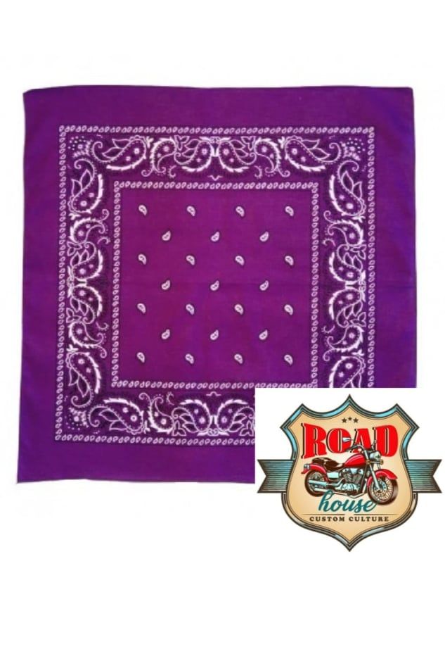 Bandana foulard western biker 