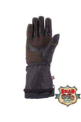 GANTS CHAUFFANTS CUIR NOIR WARMER HOMOLOGUÉS CE