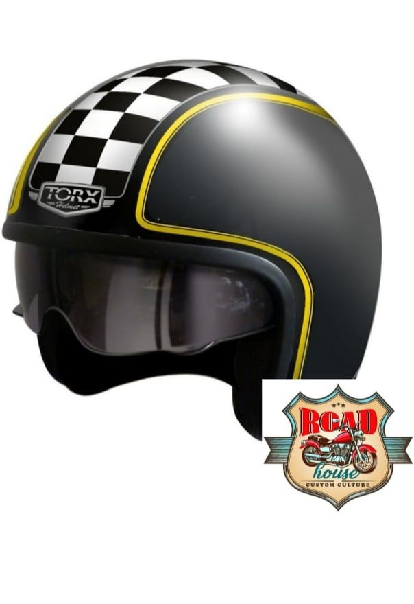 CASQUE TORX NOIR HARRY RACING HOMOLOGUÉ CE