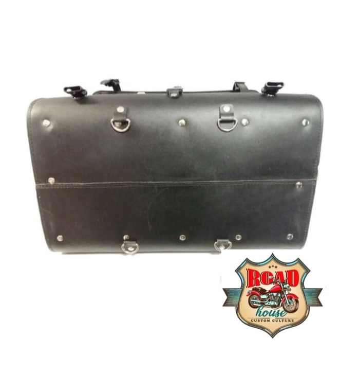 Sacoche valise Top case 67 Litres cuir sécurité verrouillable Custom et Trikes