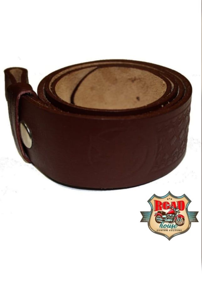 CEINTURE AIGLE HELLS-DESIGN MARRON