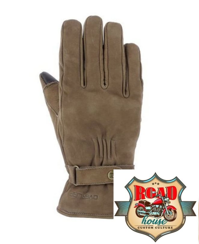 Gants Hiver Homme London Cuir Suédé marron Overlap homologués CE