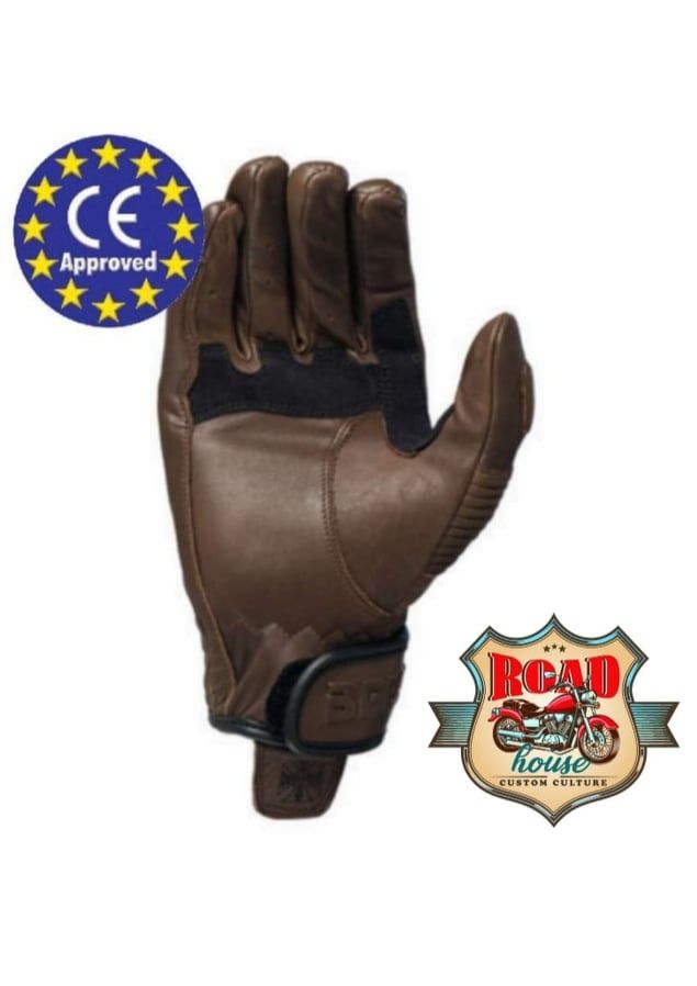 GANTS WCC RIDING CUIR BRUNS HOMOLOGUÉS CE