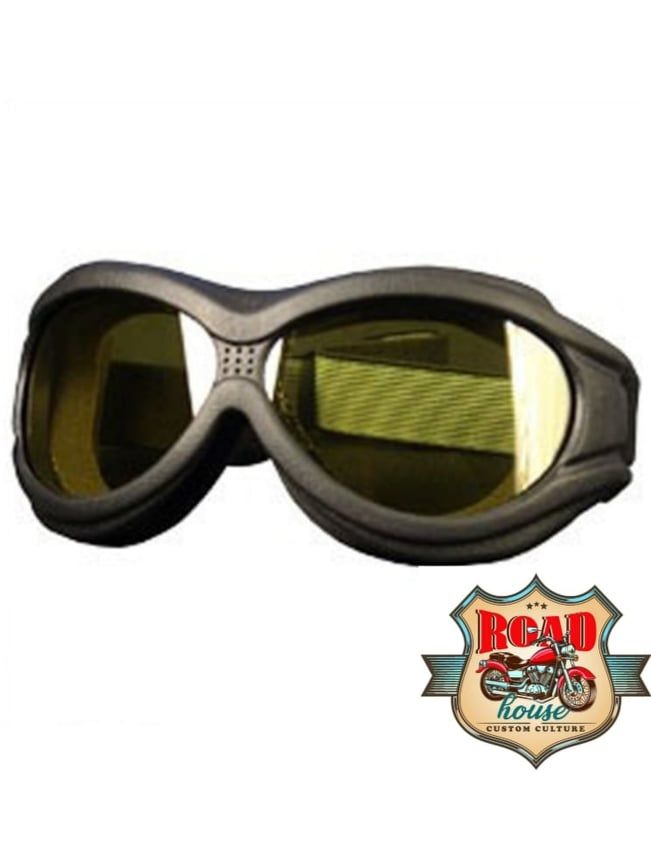 LUNETTES BIKER NOIRES MOTO CUSTOM ET TRIKE