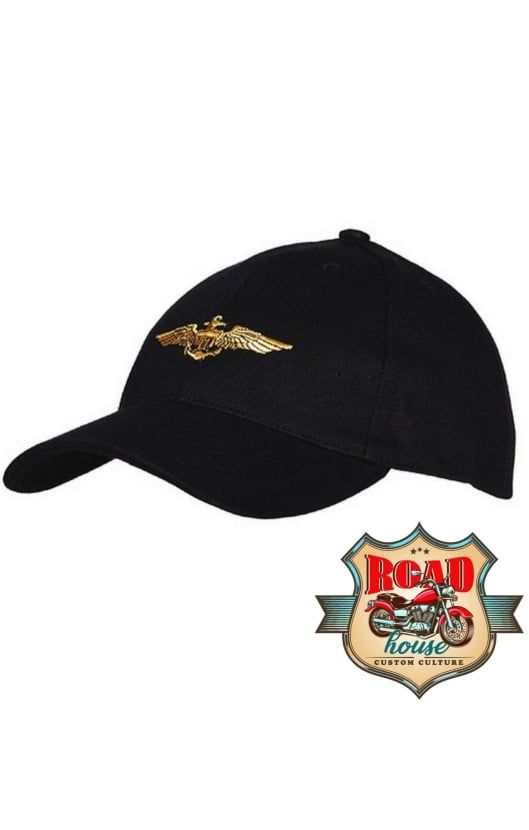 CASQUETTE US NAVY BIKER CUSTOM