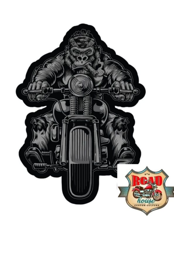 PATCH ÉCUSSON LETHAL GORILLE BIKER