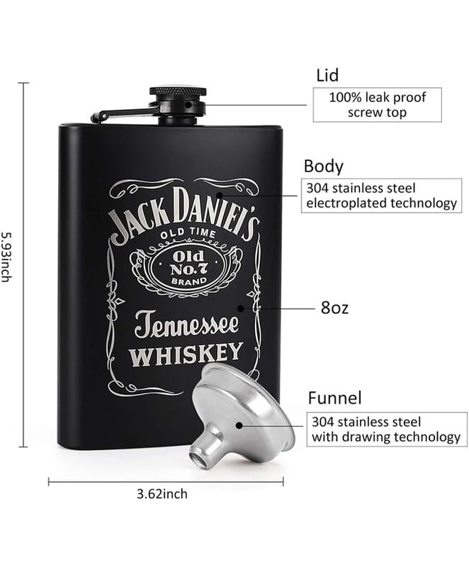 FLASQUE WHISKY JACK DANIEL'S